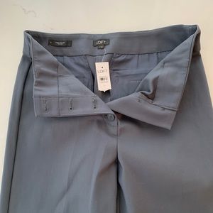 Loft Wide Leg Business Casual Button Fly Cropped